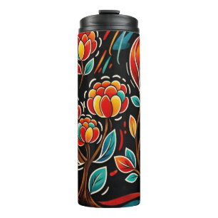 Nocturnal Bloom  Thermal Tumbler