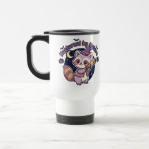 Nocturnal by Nature - Cute Witchy Raccoon