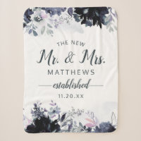 Nocturnal Floral Thew New Mr. & Mrs. Newlywed