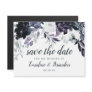 Nocturnal Floral Watercolor Chic Save the Date