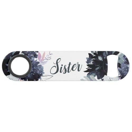 Nocturnal Floral Watercolor Chic Trendy Sister Bar Key