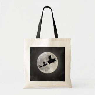 Nocturnal Flying Pig Family Tote Bag
