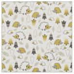 Nocturnal Hedgehogs Fun Nigh Vision  Fabric