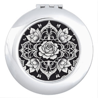 Nocturnal Lace Compact Mirror