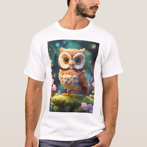 Nocturnal Nest Owl Family T_Shirt Designs