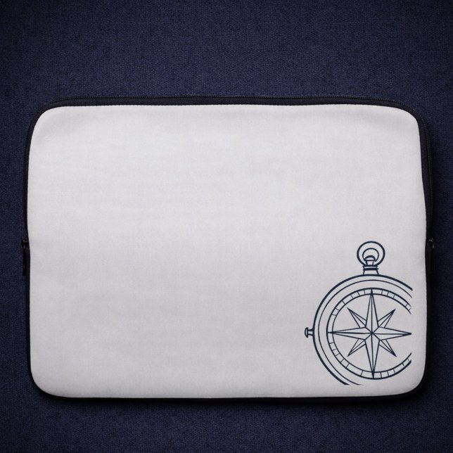 Nocturnal Study dark academia compass Laptop Sleeve (Creator Uploaded)