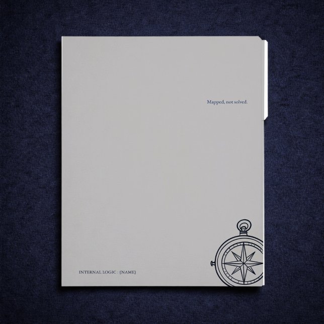 Nocturnal Study dark academia compass   Pocket Folder (Creator Uploaded)