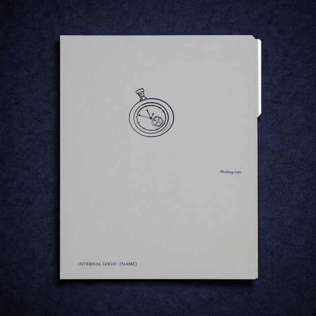 Nocturnal Study dark academia Pocket Watch Folder (Creator Uploaded)