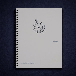 Nocturnal Study dark academia Pocket Watch Notebook