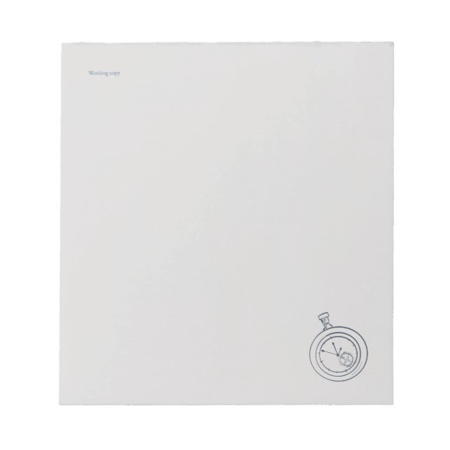 Nocturnal Study dark academia Pocket Watch    Notepad (Front)