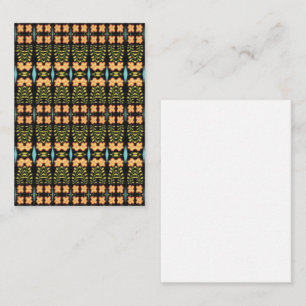 NOCTURNE 3.5x2.5 Flat Note Card / Vertical