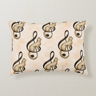 Nocturne A study in music and silence Accent Pillow