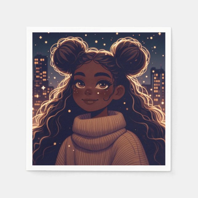 Nocturne Hue Napkins (Front)