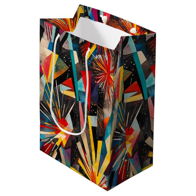 Nocturne - New Year's Eve elegance (21/40) Medium Gift Bag (Front Angled)