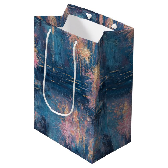Nocturne - New Year's Eve elegance (28/40) Medium Gift Bag (Front Angled)