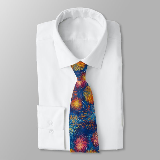 Nocturne - New Year's Eve elegance (40/40) Neck Tie (Tied)