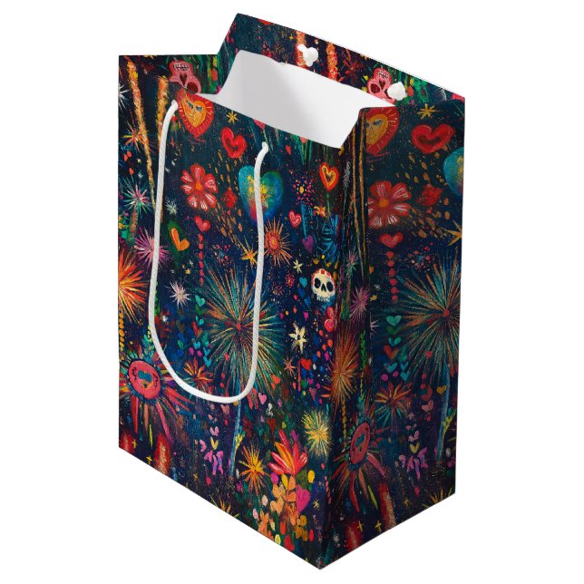 Nocturne - New Year's Eve elegance (7/40) Medium Gift Bag (Front Angled)