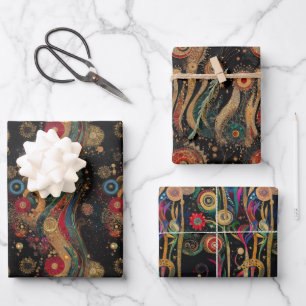 Nocturne - New Year's Eve elegance Wrapping Paper Sheets