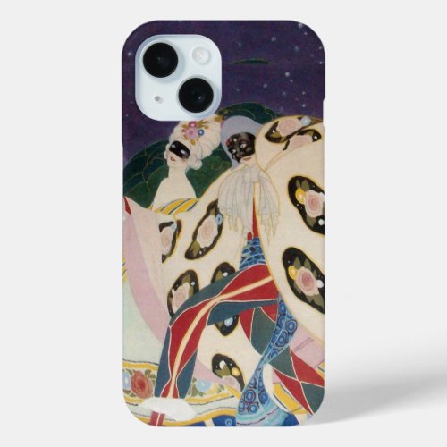 NOCTURNE WITH MASKS  Venetian Masquerade iPhone 15 Case