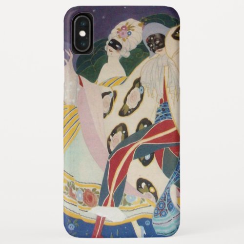 NOCTURNE WITH MASKS  Venetian Masquerade iPhone XS Max Case