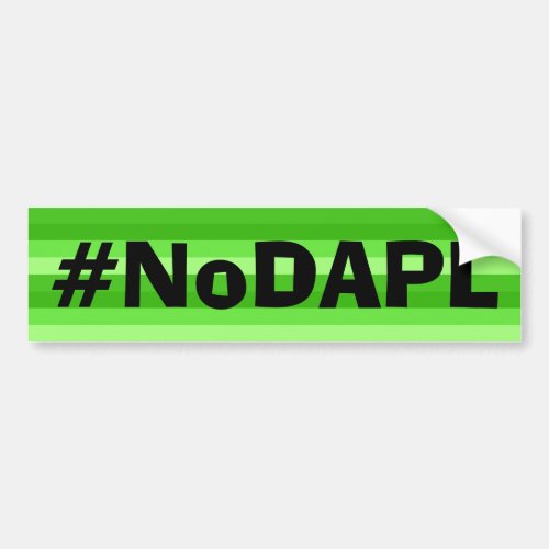 NoDAPL bumper sticker