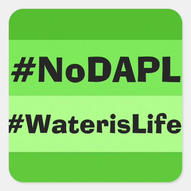 NoDAPL sticker (Front)