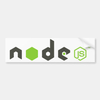 NodeJS! Bumper Sticker