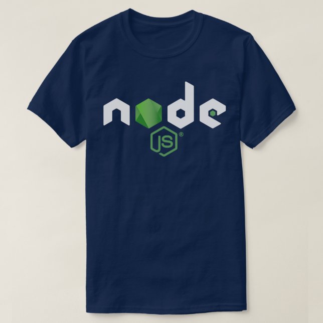 Nodejs Java Script Merchandize T-Shirt (Design Front)
