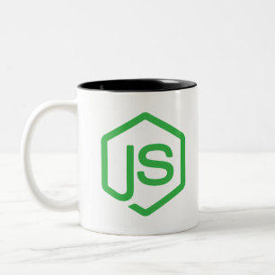 Nodejs logo JavaScript Web Developer Two-Tone Coffee Mug