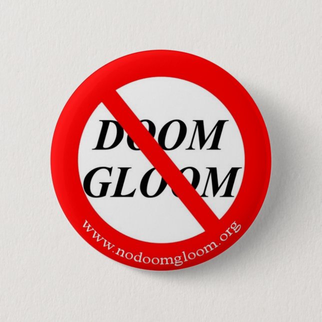 NoDoomGloom.Org Button (Front)