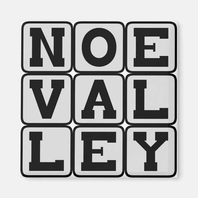 Noe Valley, San Francisco District Magnet (Front)