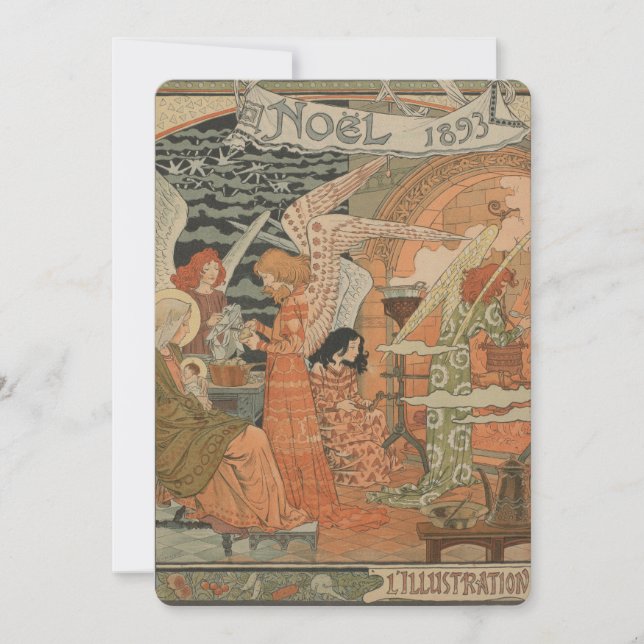 Noel 1893 Christmas Card (Front)