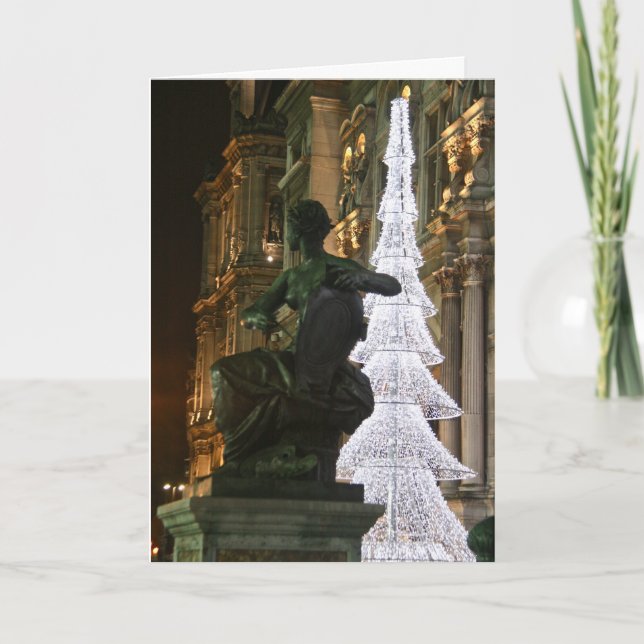 Nöel à Paris III - Hotel de Ville Holiday Card (Front)