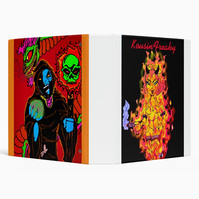 Noel and Cyrus 3 Ring Binder (Background)