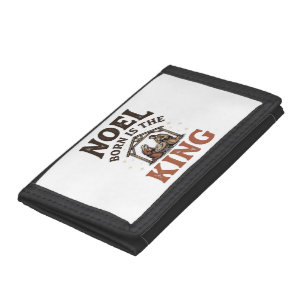 Noel Born Is the King Vintage Nativity Christmas Trifold Wallet