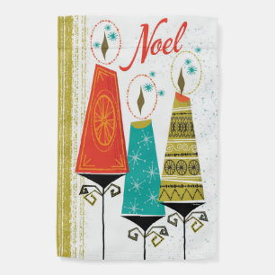 Noel Candles Christmas Garden Flag