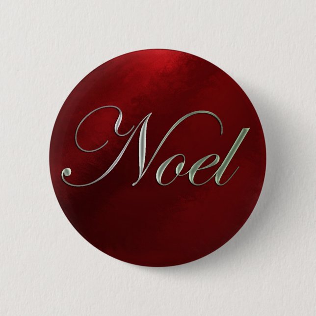 Noel Christmas button (Front)