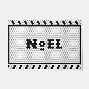 Noel Christmas Fun Farmhouse Tile Design Doormat