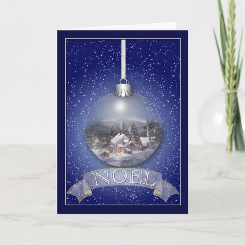 Noel Christmas Ornament Christmas Card