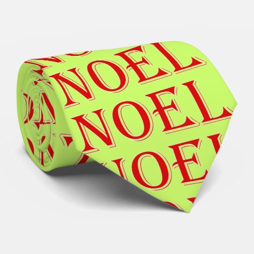 Noel Christmas Tie