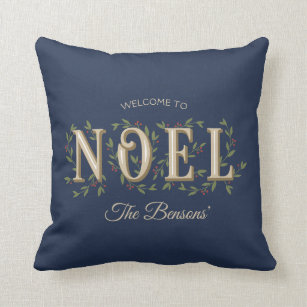 Welcome Yule Decorative Throw Pillows Zazzle