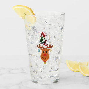 Noel Deer Bells Bauble Rudolf Snowflakes Christmas Glass