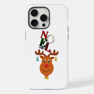 Noel Deer Bells Bauble Rudolf Snowflakes Christmas iPhone 15 Pro Max Case