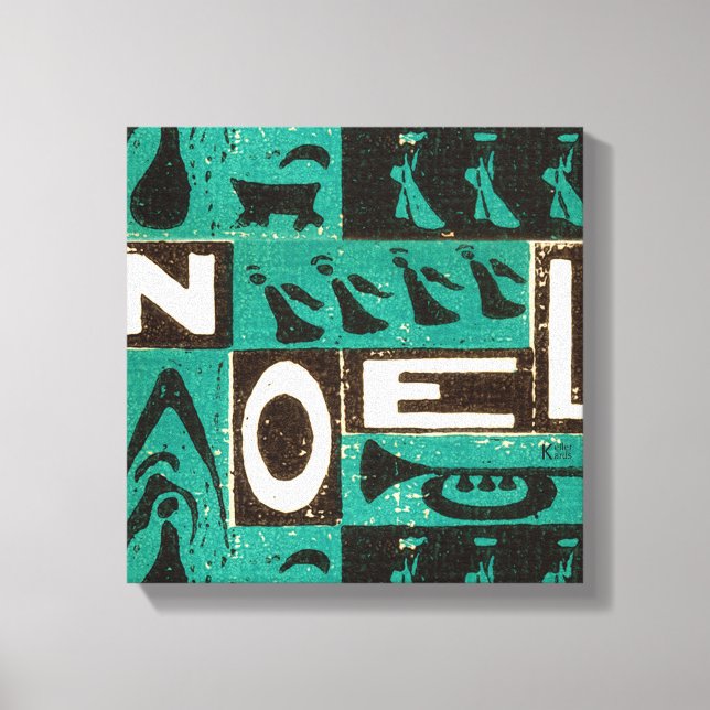 Noel Green Canvas Print (Front)