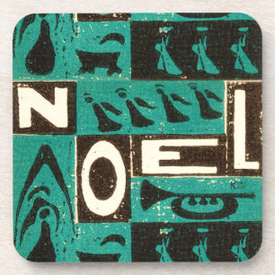 Noel Green Drink Coaster