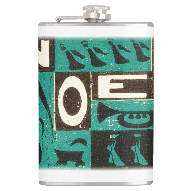 Noel Green Hip Flask (Front)