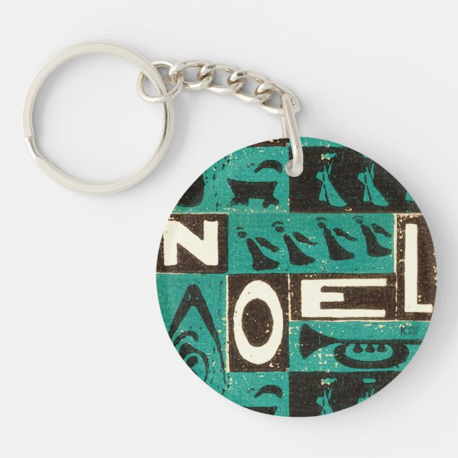 Noel Green Keychain (Front)