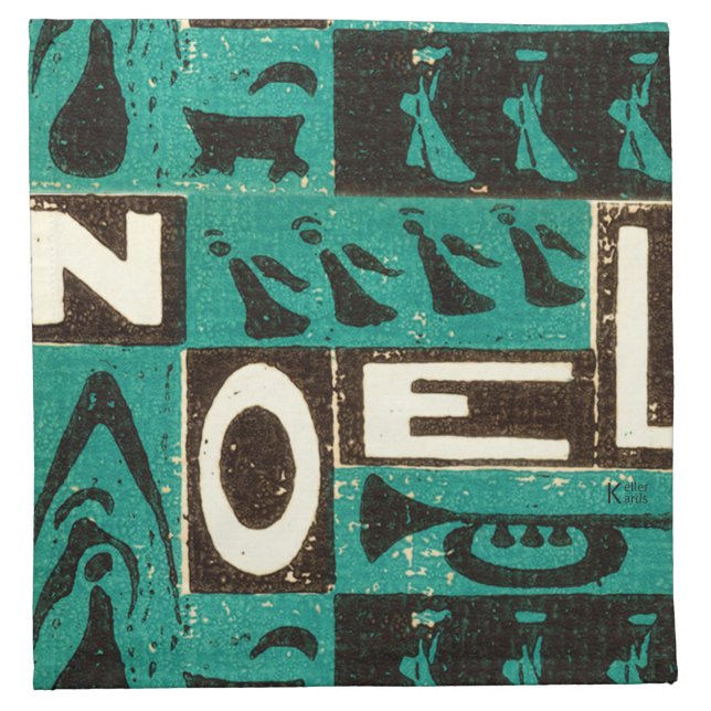 Noel Green Napkin (Front)