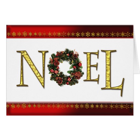 Noel greetings cards (Front Horizontal)