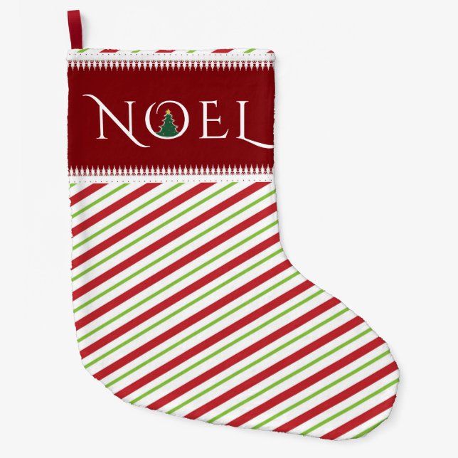 NOEL LARGE CHRISTMAS STOCKING (Front)